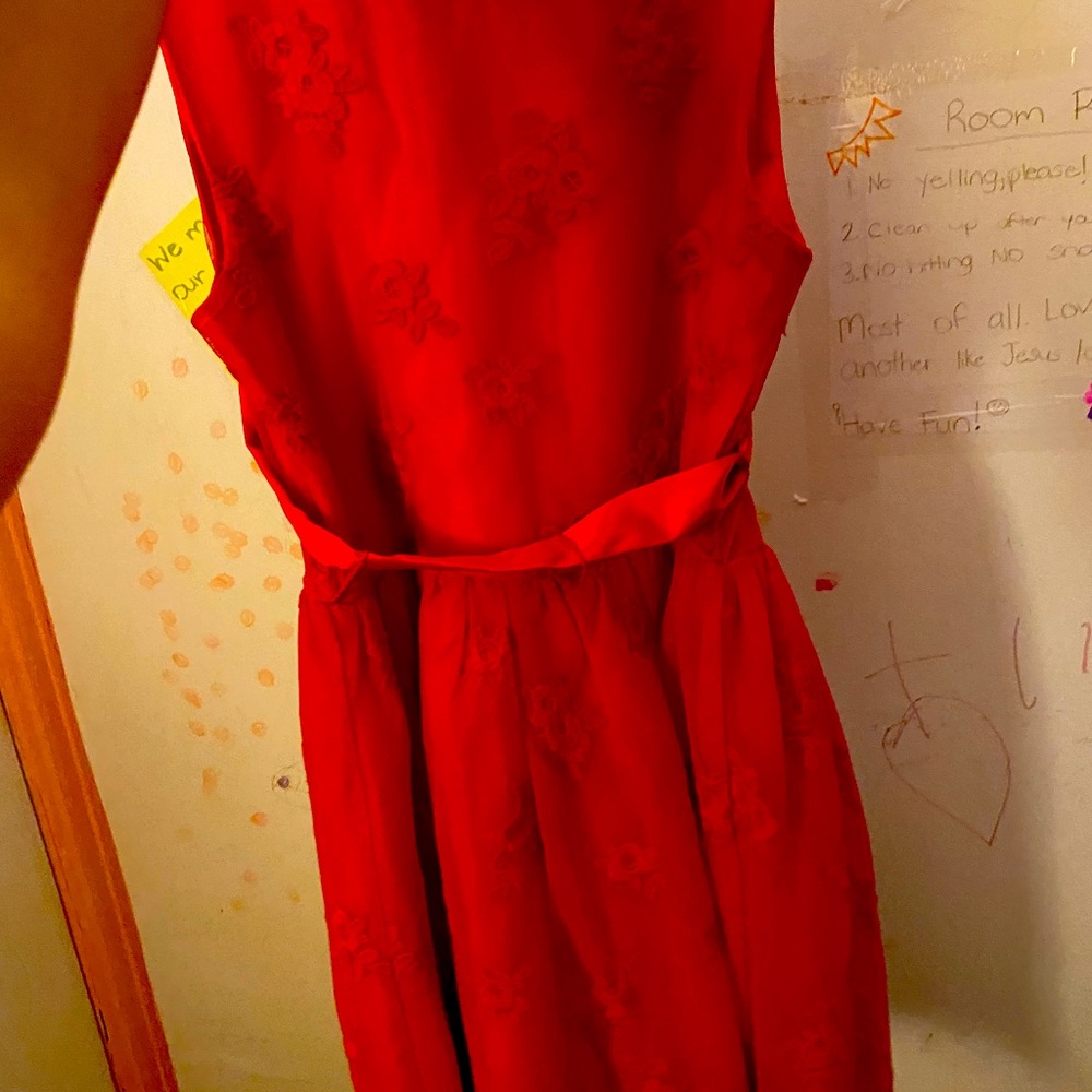 Lightly used Red The Childrens place Girls Dress size 10.